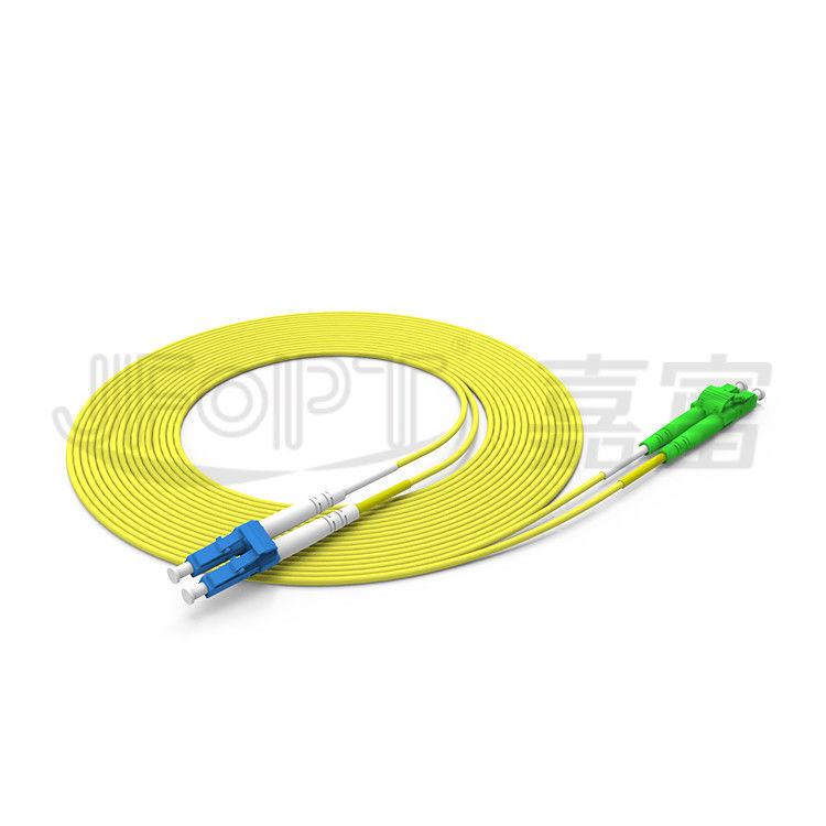 کابل فیبر نوری دوبلکس LC-LC 2.0mm 3.0mm تک حالته OS2 کابل فیبر نوری Zipcord