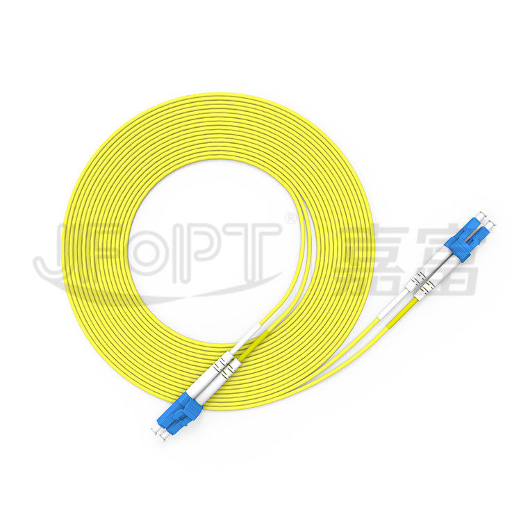 کابل فیبر نوری دوبلکس LC-LC 2.0mm 3.0mm تک حالته OS2 کابل فیبر نوری Zipcord