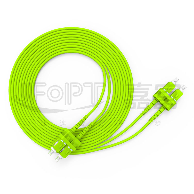 SC/UPC - SC/UPC وصله سیم دوبلکس چند حالته OM1 OM2 OM3 OM4 OM5 YOFC فیبر کورنینگ