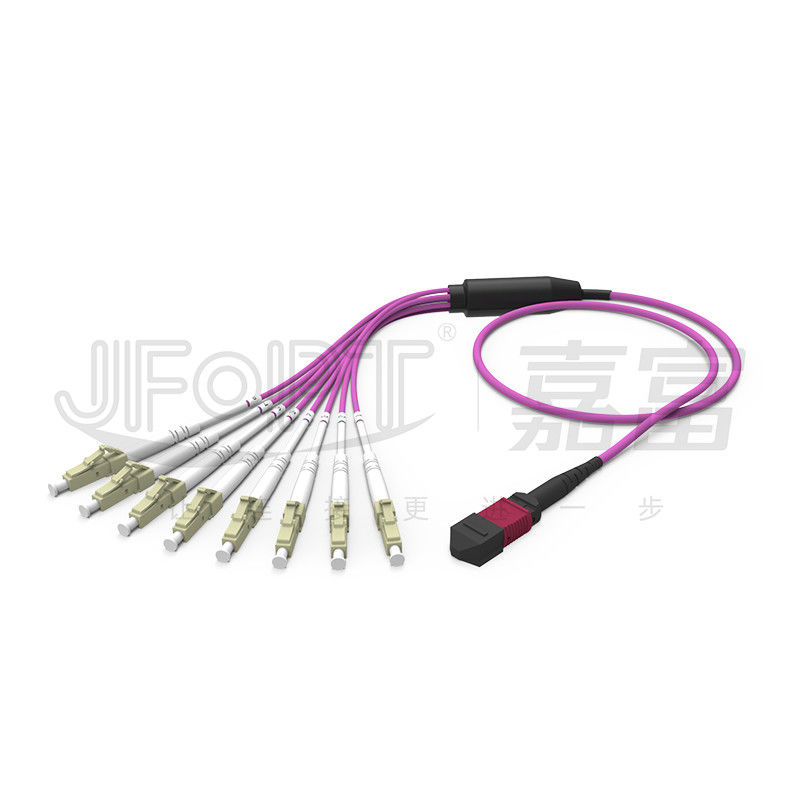 MPO - سیم برک اوت LC 2.0 میلی متری Fanout LC DX با گیره MM استاندارد ضایعات