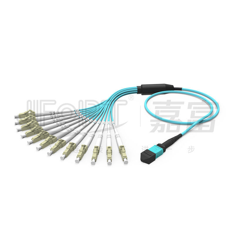 MPO - سیم برک اوت LC 2.0 میلی متری Fanout LC DX با گیره MM استاندارد ضایعات