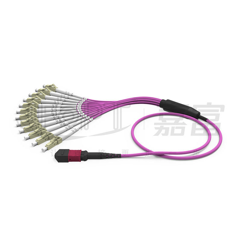 MPO - سیم برک اوت LC 2.0 میلی متری Fanout LC DX با گیره MM استاندارد ضایعات
