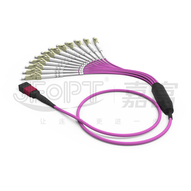 MPO - سیم برک اوت LC 2.0 میلی متری Fanout LC DX با گیره MM استاندارد ضایعات