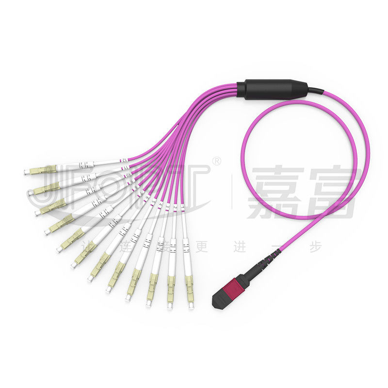 MPO - سیم برک اوت LC 2.0 میلی متری Fanout LC DX با گیره MM استاندارد ضایعات