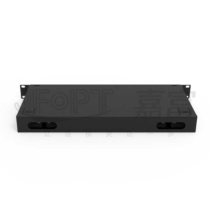 1U Toolss Patch Panel 24 Port Rack Mount Patch Panel LC Duplex 48 Fibers
