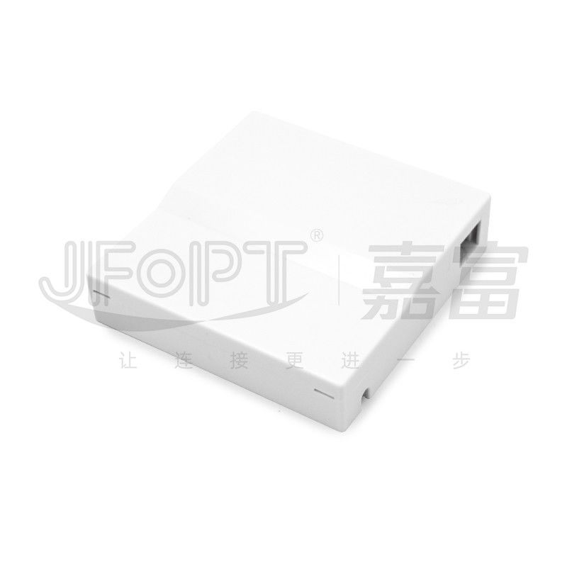 جعبه پایان کابل فیبر نوری 86*86 نصب در پایین جعبه دسترسی پلاستیکی 1 هسته ای