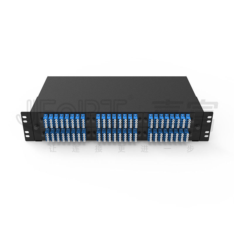 وصله پنل فیبر پایه قفسه کشویی 2U LC QX 196 Fibers Ultra Thin Fusion Splicing Siy