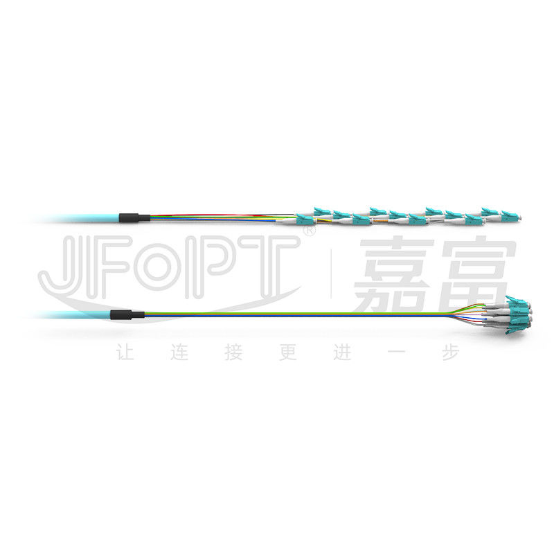 LC/UPC-LC/UPC Patch Cord 12-96 هسته های G652D/G657A1/G657A2 فشرده شده با کیت کشیدن چشم