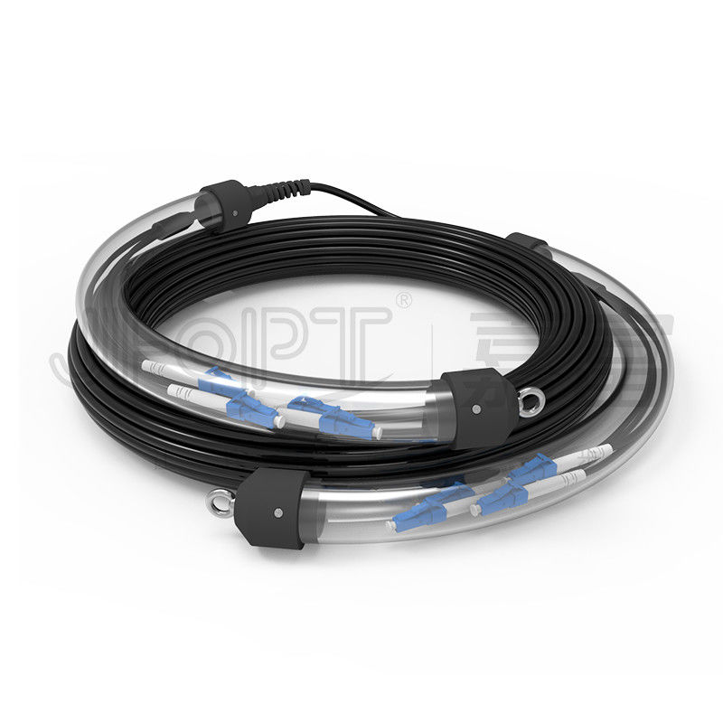 LC/UPC-LC/UPC Patch Cord 12-96 هسته های G652D/G657A1/G657A2 فشرده شده با کیت کشیدن چشم
