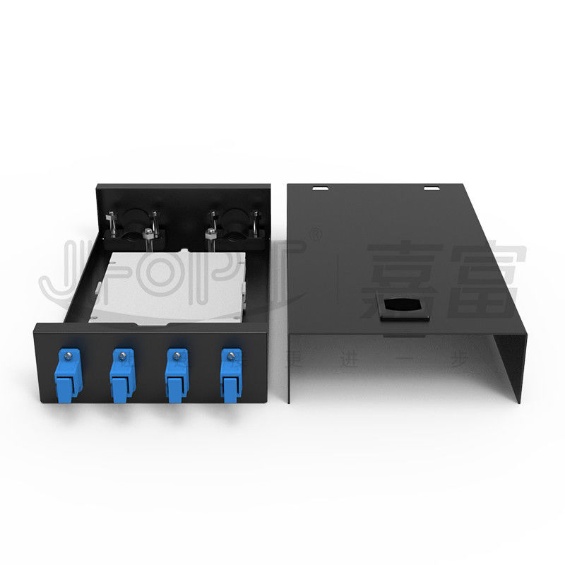 SC/LC/FC/ST 4-Core Lock Type Fiber Optic Termination Box با از دست دادن کم درجه مخابرات