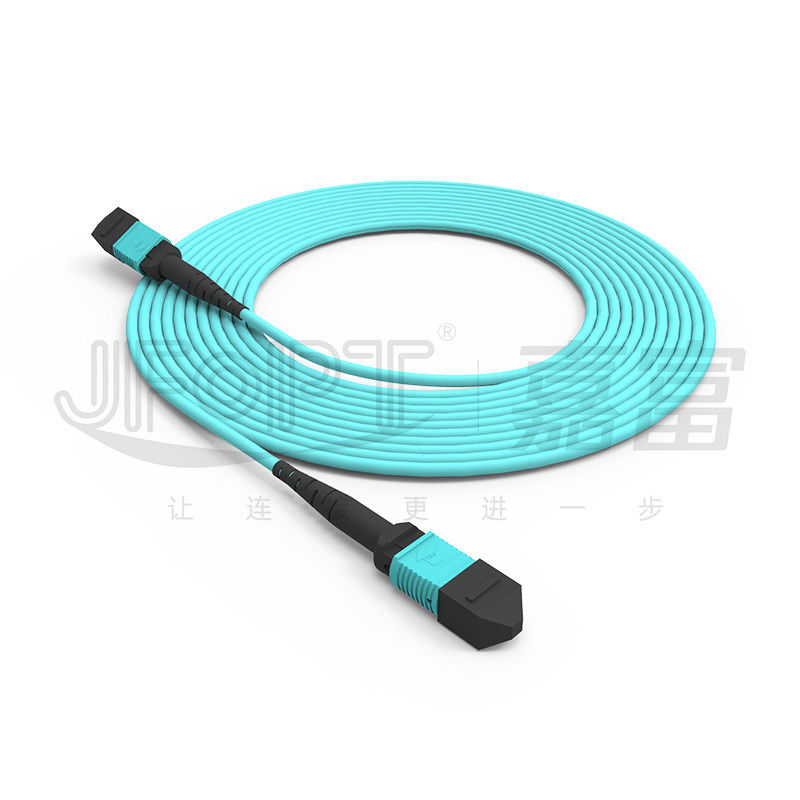 ضایعات بازگشت کانکتور MPO ≥20dB MM OM3/OM4 MPO-MPO Patch Cord برای ارتباطات فیبر نوری
