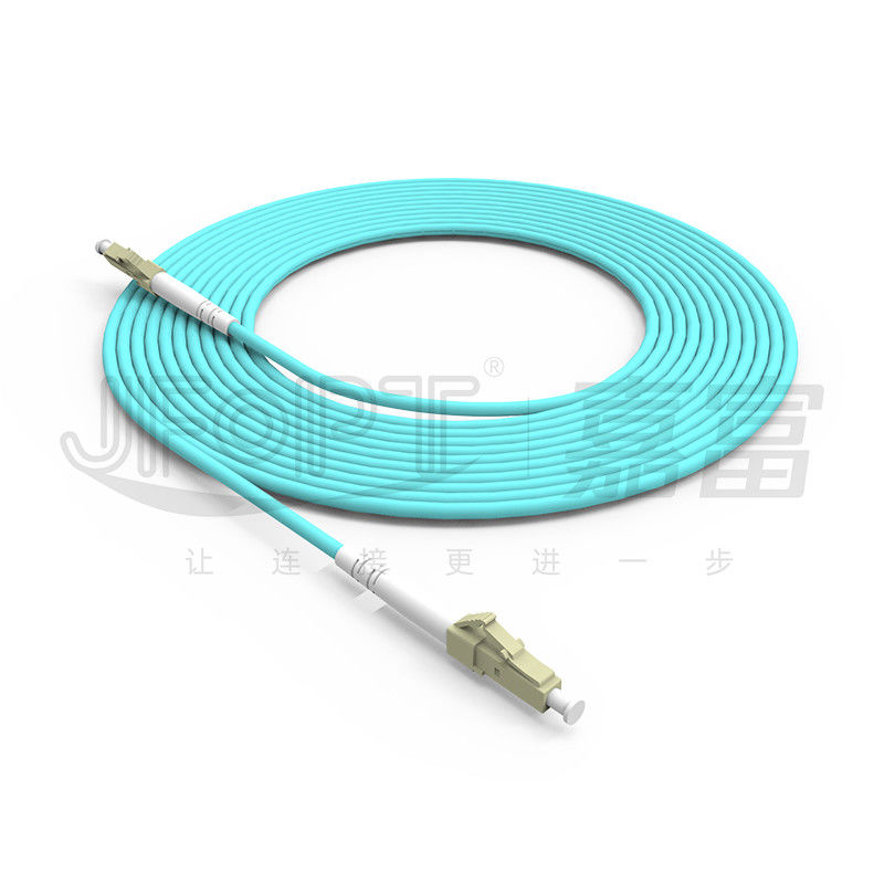 سیم پیچ فیبر نوری چند حالت 2.0mm LC/APC SX برای انتقال داده با سرعت بالا