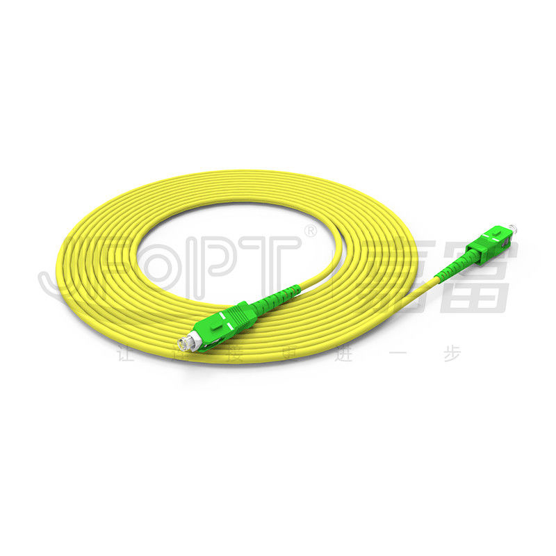 1m LSZH OEM SC-SC/UPC SX OS1/OS2/OM3/OM4 سیم پیچ فیبر نوری با فلز سرامیکی