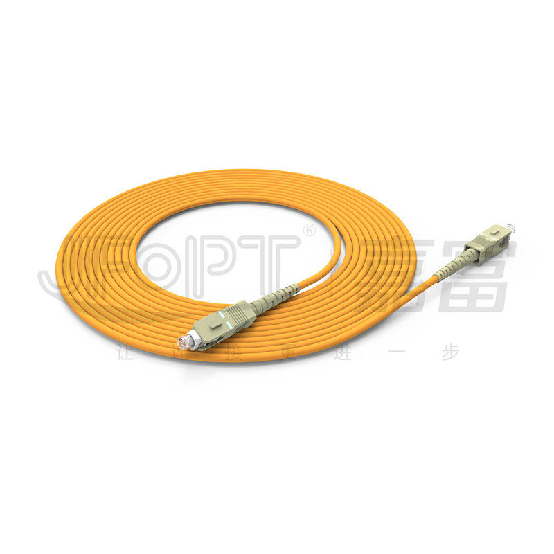 1m LSZH OEM SC-SC/UPC SX OS1/OS2/OM3/OM4 سیم پیچ فیبر نوری با فلز سرامیکی