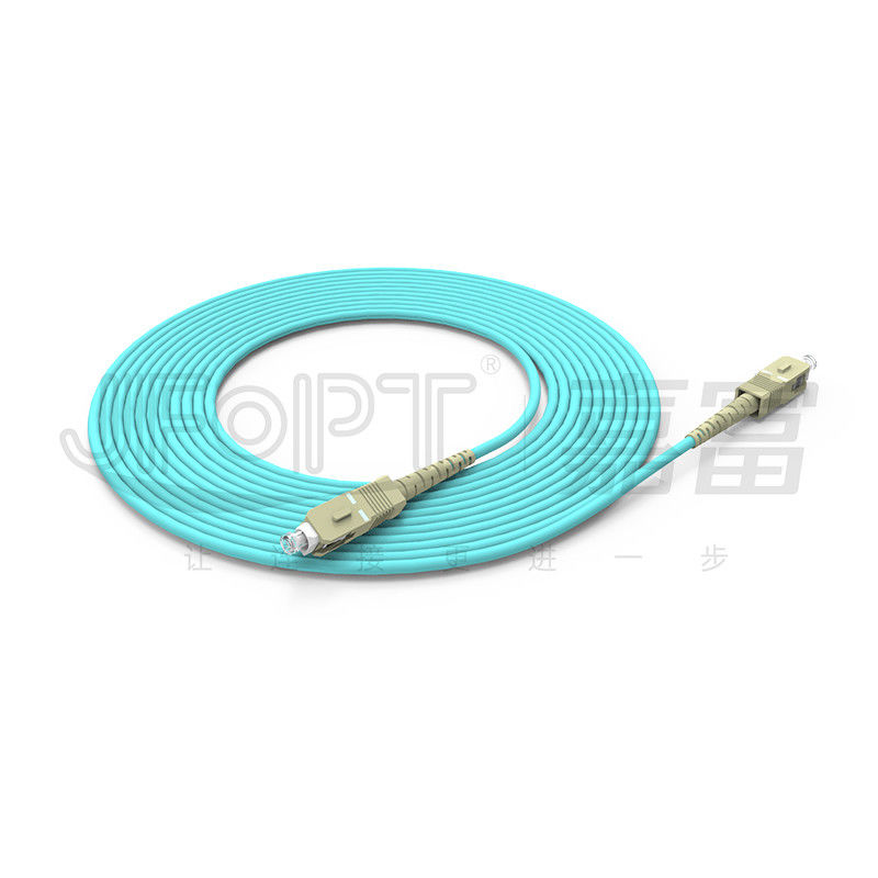 1m LSZH OEM SC-SC/UPC SX OS1/OS2/OM3/OM4 سیم پیچ فیبر نوری با فلز سرامیکی