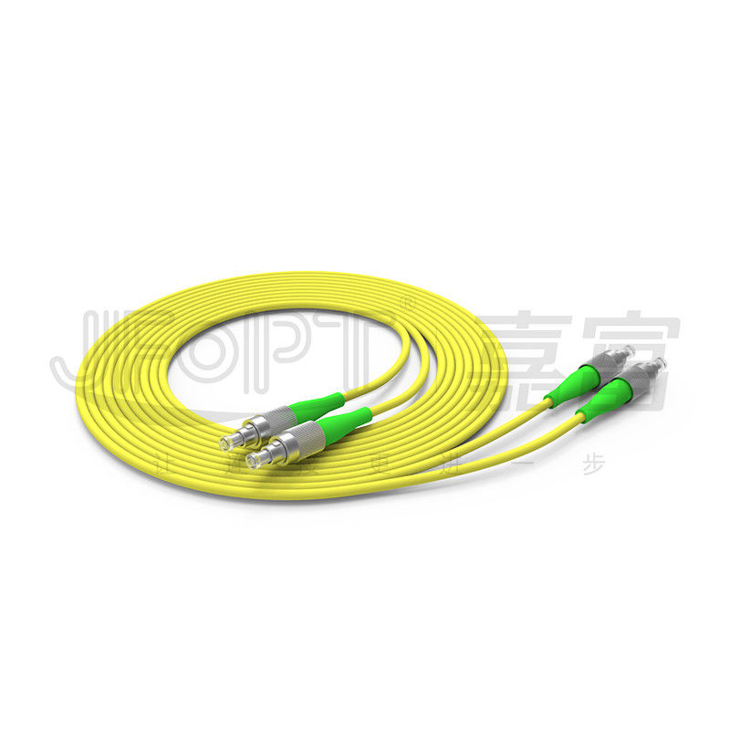 FC Connector Single Mode Fiber Jumpers برای جعبه پایانی فلزی با قفل بند OEM