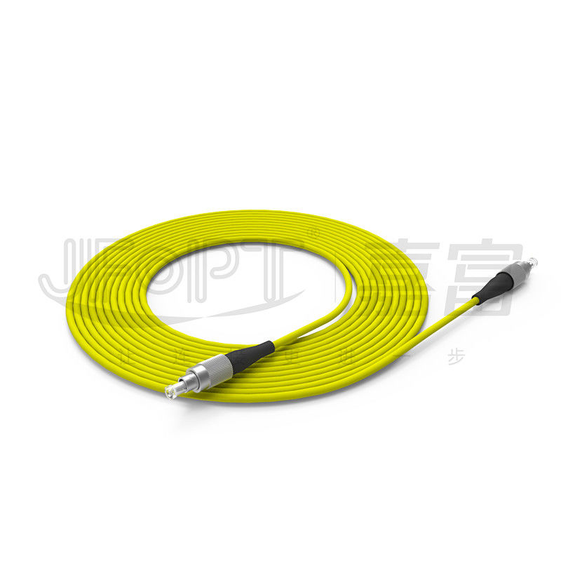 FC Connector Single Mode Fiber Jumpers برای جعبه پایانی فلزی با قفل بند OEM