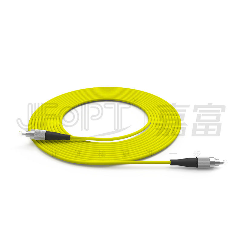 FC Connector Single Mode Fiber Jumpers برای جعبه پایانی فلزی با قفل بند OEM