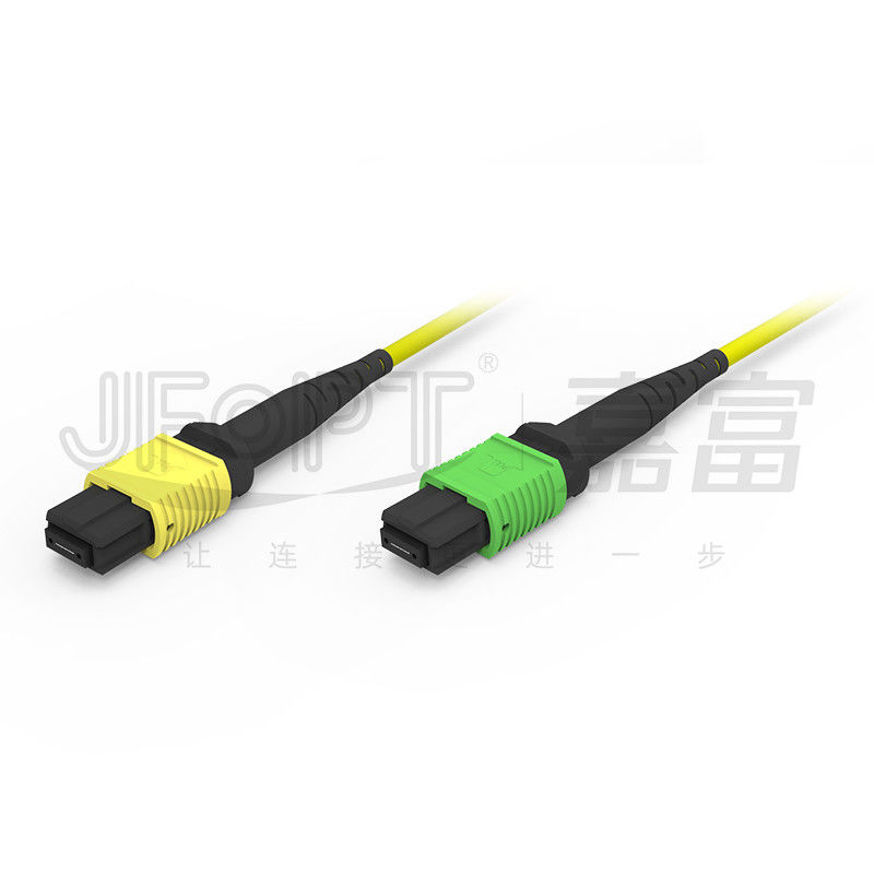10 گیگابیت MPO سیم پیچ اتصال سریع برای اتصال سیگنال نوری در اتاق کامپیوتر